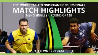 Omar Assar vs Alberto Mino | MS R128 | 2023 ITTF World Table Tennis Championships Finals