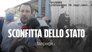 Salvini a Santa Maria condanna le violenze: "Sconfitta dello Stato", ma non incontra i detenuti