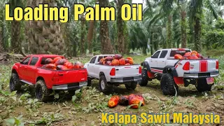 Story Line : RC Wpl c24 Modified Hilux Revo Loading Palm Oil In Malaysia (Kelapa Sawit)