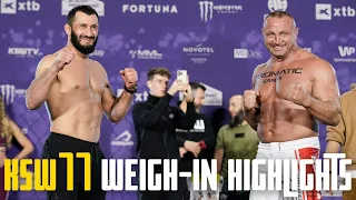 XTB KSW 77 Weigh-In Highlights