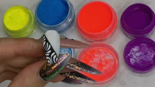 Jak na výzvu - simply nail art (Neon pigment)