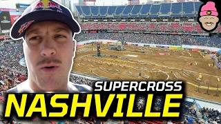 MY FIRST EVER SUPERCROSS RACE!! I WENT ON TV...