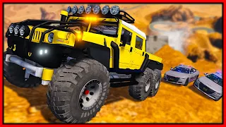 I Upgraded $3,000,000 Monster Hummer in GTA 5 RP and Destroyed Cops