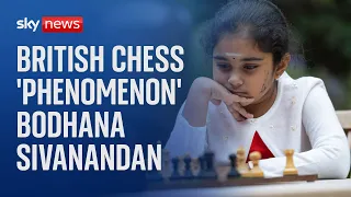 Bodhana Sivanandan: British chess prodigy named best female player at European championship
