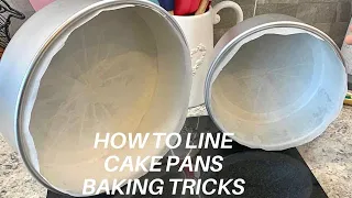 How To Line Cake Pan Perfectly With Parchment Paper | Tutorial- Baking Tricks@arsalasdiscoveries