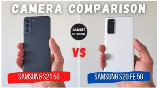 Samsung S21 5G vs Samsung S20 FE 5G camera comparison! Who will win?