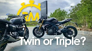 SPEED TRIPLE vs SPEED TWIN  -  Did I buy the right one? [QuickTest#16]