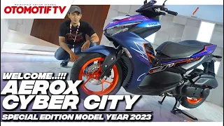 VARIO 160 JADI KELIHATAN TUA, INI DIA YAMAHA AEROX CYBER CITY, INTIP SPESIFIKASINYA l Otomotif TV