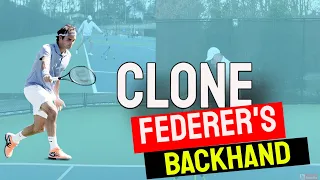 How to Clone Federer's Backhand 20 minute Step By Step Tutorial