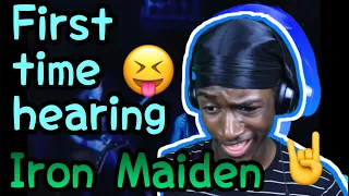 FIRST TIME HEARING ! Iron Maiden - Hallowed Be Thy Name (live)(REACTION!!!)