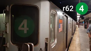 R62 3 train leaving 110th street-Central Park North with 4 rollsign