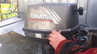 2004  Tohatsu 8 hp outboard motor 2 stroke (dwusuw)