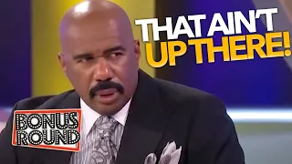 STEVE HARVEY IS CONVINCED These Answers Would NEVER Be On The Family Feud Board!