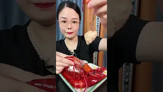 ASMR MUKBANG - Red Devil Shrimp 붉은 악마 새우 #754