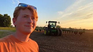 We finally finished planting corn