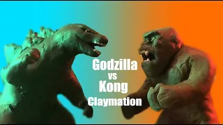 Godzilla vs Kong claymation (part 1)
