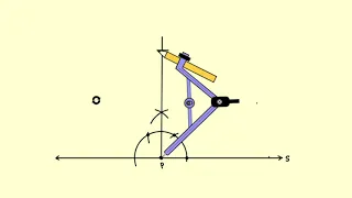 Constructing a Line Parallel to the Given Line at a Fixed Distance