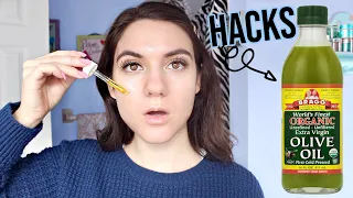 12 OLIVE OIL BEAUTY HACKS That Will CHANGE Your Life !!