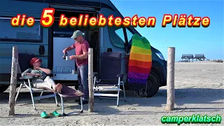 Mit dem Wohnmobil an den Nordsee-Strand 😍 🏖 TOP 5 Wohnmobilstellplätze 2021 🔥 alle neuen Info's hier