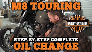 Complete 3-Hole Oil Change on 2017-2023 Harley-Davidson Touring Models + Winterizing Tips