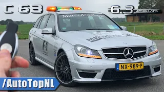 C63 AMG F1 Medical Car REVIEW on AUTOBAHN [NO SPEED LIMIT] by AutoTopNL