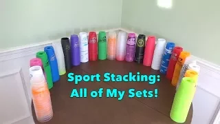 Sport Stacking: All of My Sets!