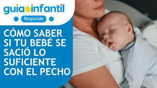 Mi bebé se queda dormido al pecho ¿ha comido lo suficiente?🤱🏻😴 | Lactancia materna