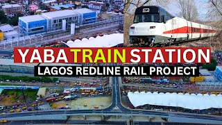 Yaba Train Station and Yaba Flyover Bridge Construction update Lagos Red line Rail Project