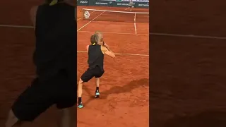 ZVEREV ➕ RUBLEV Roland Garros Practice filmed by #HEADTennis 🎾🎥 #Shorts