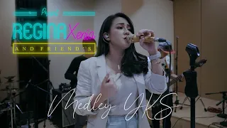 Medley Goyang YKS Ulang Tahun Trans - ( Cover Regina & Friends Ft Galih Justdrum & diki suwarjiki )