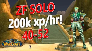 WoW Classic - IMPROVED Paladin Solo ZF Strategy! 40-52! 200k xp/hr!