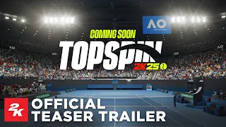 TopSpin 2K25 | Teaser Trailer | 2K