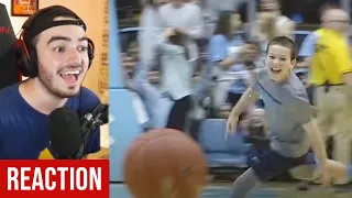 Kid Shoots 3 Half Court Shots in a Row!! (REACTION) | Henis Highlights