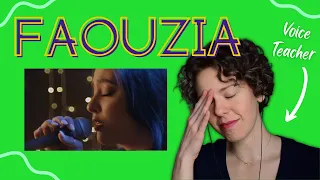 Voice Teacher Reacts - FAOUZIA - Tears of Gold
