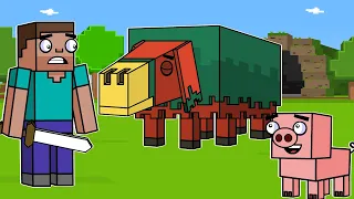 SNIFFER MOB IN MINECRAFT | Minecraft Animation (Block Squad)