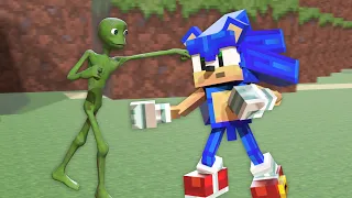 Sonic Minecraft vs Dame Tu Cosita