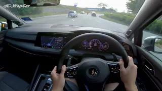 2022 VW Golf R Mk8 POV Drive with 0-100 km/h Acceleration (Racelogic)