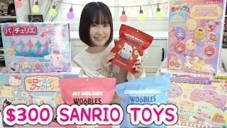 $300 SANRIO CRAFTING TOYS and WOOBLES x #sanrio