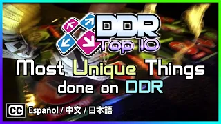 DDR Top 10 Most unique things done on DDR or ITG #ddr #dancedancerevolution #top10
