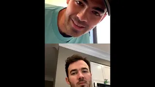 Joe Jonas & Kevin Jonas live stream via Instagram (3.17.20)