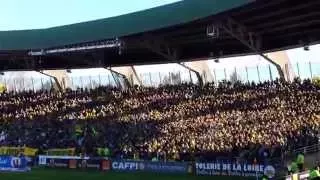 Battle et papelitos en Tribune Loire (Nantes-Caen)