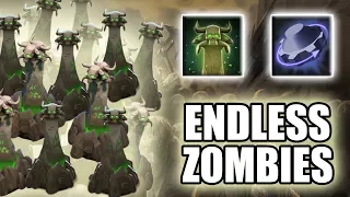 NO Cooldown Tombstone. Zombie Outbreak in Dota 2 | Ability Draft