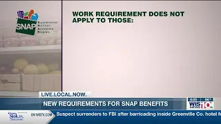 Work requirements for SNAP eligibility expanding nationwide next week