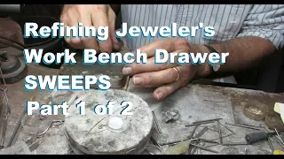 Gold Recovery Jeweler's Work Bench Drawer Sweeps Part 1of2