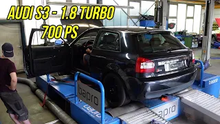 Turbo-Gockel  Audi S3 1,8 Turbo 700 Ps