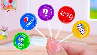 👉Secret Jelly👈Colorful Miniature COCA PEPSI FANTA & Secret Jelly Ideas Decorating🤗By Sweet Baking