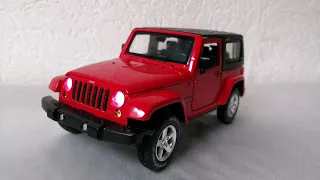 New video for kids,Car Jeep WRANGLER UNLIMITED Rubicon. Toy car for kids. Bburago