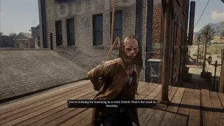 The Only NPC Who Didn't Want to be Saved from Hanging (Otis Skinner Hidden Dialogue) - RDR2