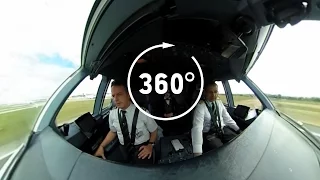 360° Cockpit View | Dublin to San Francisco | Take-off and Landing