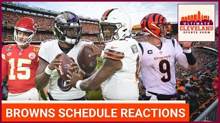 CLEVELAND BROWNS 2024 SCHEDULE RELEASE INSTANT REACTION